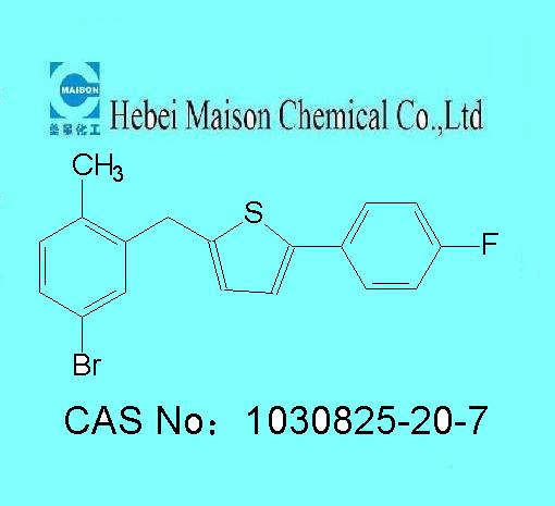 2-(2-甲基-5-溴芐基)-5-(4-氟苯)噻吩,2-(5-BroMo-2-Methylbenzyl)-5-(4-fluorophenyl)thiophene