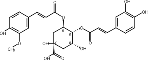 3-阿魏酰-4-咖啡酰奎尼酸,3-Feruloyl-4-caffeoylquinic acid