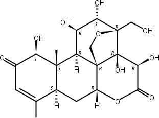 鸦胆子内酯A,Yadanziolide A(Bruceine H)