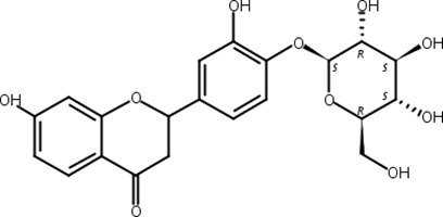 7,3'-二羥基二氫黃酮-4'-O-β-D-葡萄糖苷,7,3′-dihydroxy flavanone-4′-O-β-D-glucopyranoside