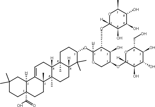 竹节香附皂苷R13,Raddeanoside R13