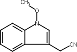 1-甲氧基-3-吲哚乙腈,Caulilexin C ;Caulilexine C