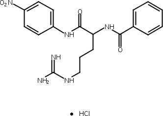 Na-苯甲酰-DL-精氨酸-对硝基酰胺盐酸盐,Nα-Benzoyl-DL-arginine-p-nitroanilide hydrochloride
