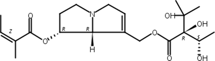 藍薊定,Echimidine