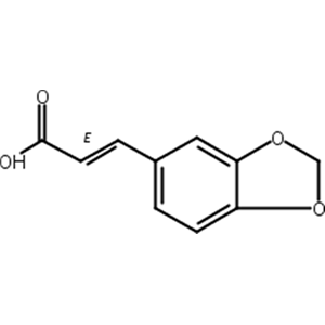 E-3,4-亚甲二氧基肉桂酸,(2E)-3-(1,3-Benzodioxol-5-yl)-2-propenoic acid