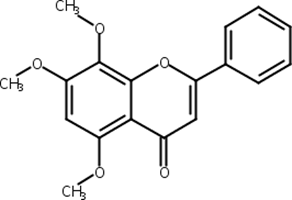 5,7,8-三甲氧基去甲汉黄芩素,5,7,8-trimethoxy-2-phenyl-chromen-4-on