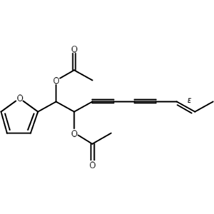 (1,5E,11E)-tridecatriene-7,9-diyne-3,4-diacetate