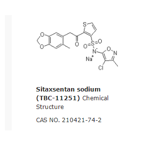 Sitaxsentan sodium (TBC-11251)