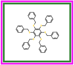 六(芐基硫代)苯,Hexakis(benzylthio)benzene