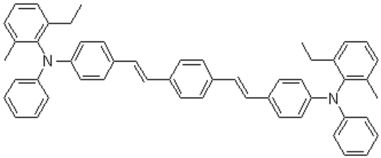 4,4'-双(N-(2-甲基-6-乙基苯基)-N-苯基苯胺)对苯二乙烯,4,4'-(1,4-Phenylenedi-2,1-Ethenedily)Bis[N-(2-Ethyl-6-Methylphenyl)-N-Phenyl-Benzenamine