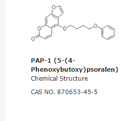 PAP-1 (5-(4-Phenoxybutoxy)psoralen)