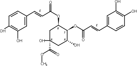 4,5-O-二咖啡酰基奎宁酸甲酯,4,5-Di-O-caffeoylquinic acid methyl ester