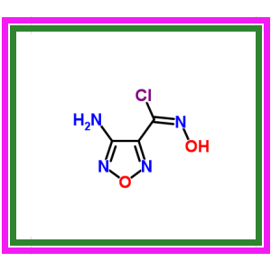 4-氨基-N'-羟基-1,2,5-噁二唑-3-碳酰亚胺基氯