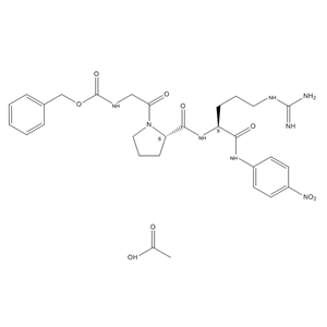 Z-甘氨酰-L-脯氨酰-L-精氨酰对硝基苯胺醋酸盐