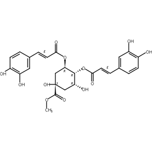 3,4-O-二咖啡酰基奎宁酸甲酯,3,4-Di-O-caffeoylquinic acid methyl ester