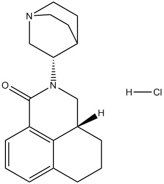 (R)-2-((S)-奎宁环-3-基)-2,3,3a,4,5,6-六氢-1H-苯并异喹啉-1-酮盐酸盐,(R)-2-((S)-quinuclidin-3-yl)-2,3,3a,4,5,6-hexahydro-1H-benzo[de]isoquinolin-1-one hydrochloride