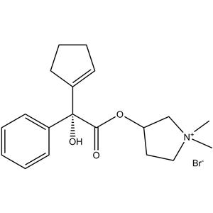 3-((S)-2-(cyclopent-1-en-1-yl)-2-hydroxy-2-phenylacetoxy)-1,1-dimethylpyrrolidin-1-ium bromide