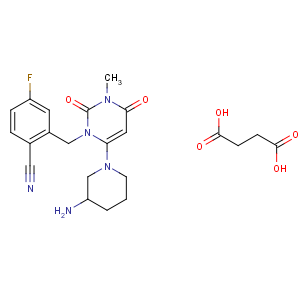 曲格列汀琥珀酸,Trelagliptin