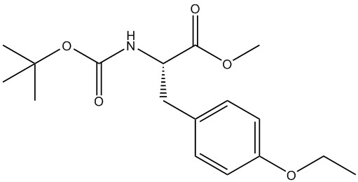 (S)-2-((叔丁氧羰基)氨基)-3-(4-乙氧基苯基)丙酸甲酯,methyl (S)-2-((tert-butoxycarbonyl)amino)-3-(4-ethoxyphenyl)propanoate