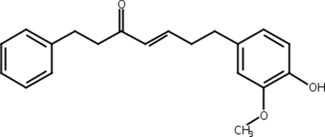 7-(4-hydroxy-3-methoxyphenyl)-1-phenylhept-4-en-3-one