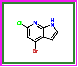 4-溴-6-氯-7-氮杂吲哚,4-bromo-6-chloro-1H-pyrrolo[2,3-b]pyridine