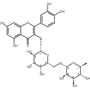 槲皮素3-O-洋槐糖苷,Quercetin 3-O-robinobioside