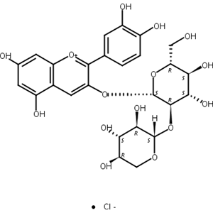 氯化失车菊素-3-O-桑布双糖苷,Cyanidin-3-O-sambubioside chloride