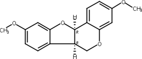 3,9-二甲氧基紫檀碱/高紫檀素,Homopterocarpin