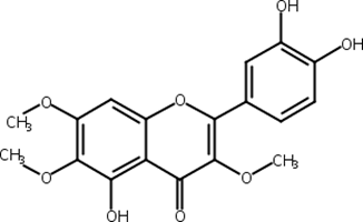 猫眼草酚D/ 5,3',4'-三羟基-3,6,7-三甲氧基黄酮,Chrysosplenol D