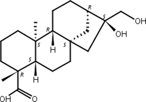 ent-16β,17-二羟基贝壳杉烷-19-羧酸,16beta,17-Dihydroxy-ent-kaurane-19-oic acid