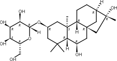 2-O-beta-D-吡喃阿洛糖甙-2,6,16-貝殼杉烷三醇,2,6,16-Kauranetriol 2-O-beta-D-allopyranoside