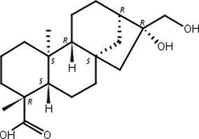 ent-16beta,17-二羥基-19-異貝殼杉烷酸,ent-16beta,17-Dihydroxy-19-kauranoic acid