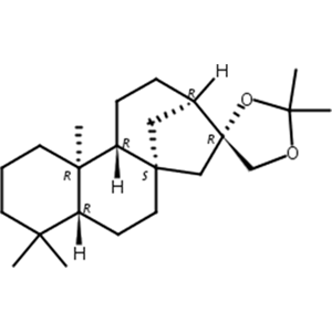 对映-16beta,17-异亚丙基二氧基贝壳杉烷,ent-16beta,17-Isopropylidenedioxykaurane
