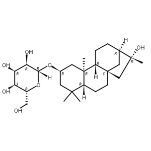 2-O-beta-D-吡喃阿洛糖甙-2,16-贝壳杉烯二醇