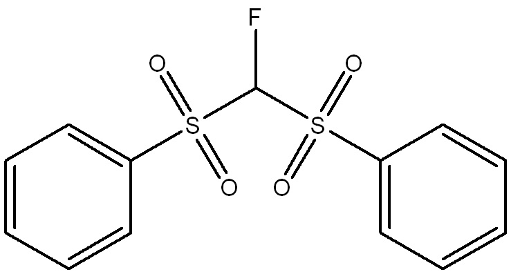 Fluorobis(phenylsulfonyl)methane