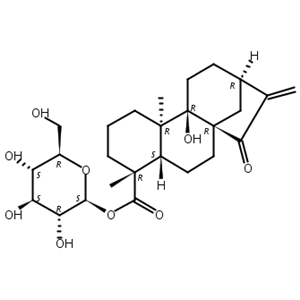 对映-9-羟基-15-氧代-16-贝壳杉烯-19-酸 beta-D-吡喃葡萄糖酯,ent-9-Hydroxy-15-oxo-16-kauren-19-oic acid beta-D-glucopyranosyl ester