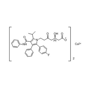 阿托伐他汀钙杂质48；钙盐,((R)-7-(2-(4-fluorophenyl)-5-isopropyl-3-phenyl-4-(phenylcarbamoyl)-1H-pyrrol-1-yl)-3-hydroxy-5-oxoheptanoate) calcium(II)