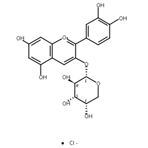 氯化矢车菊素-3-O-阿拉伯糖苷