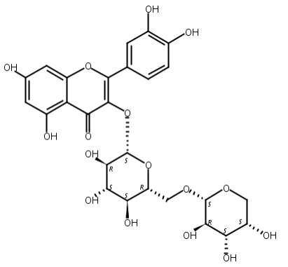 3-阿拉伯糖葡糖基槲皮素,Peltatoside