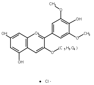 氯化锦葵色素-3-O-阿拉伯糖苷,Malvidin-3-O-arabinoside chloride