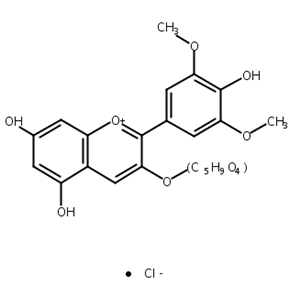 氯化锦葵色素-3-O-阿拉伯糖苷