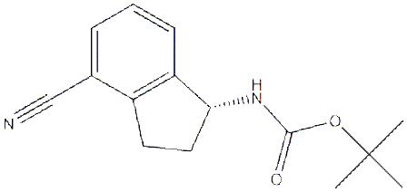 (R)-N-BOC-1-氨基-4-氰基-2,3-二氢茚,(R)-tert-butyl (4-cyano-2,3-dihydro-1H-inden-1-yl)carbamate