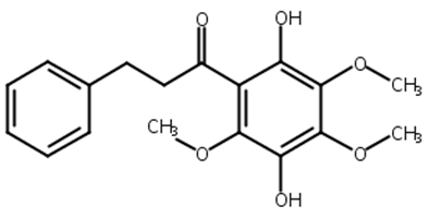 瓜馥木甲素B，2',5'- 二羥基-3',4',6'-三甲氧基二氫查爾酮,Dihydropedicin