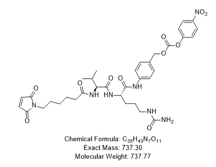 馬來酰亞胺基己酰-L-纈氨酸-L-瓜氨酸對氨基芐醇 對硝基苯基碳酸脂,MC-Val-Cit-PAB-PNP
