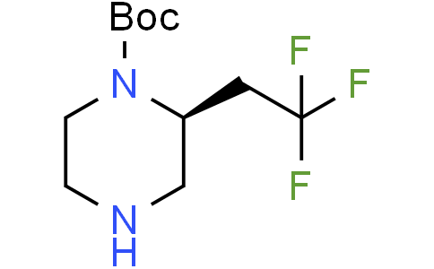 tert-butyl (S)-2-(2,2,2-trifluoroethyl)piperazine-1-carboxylate