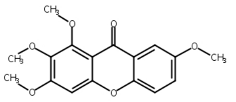 1,2,3,7-四甲氧基口山酮,1,2,3,7-tetramethoxyxanthone