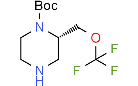 tert-butyl (S)-2-((trifluoromethoxy)methyl)piperazine-1-carboxylate