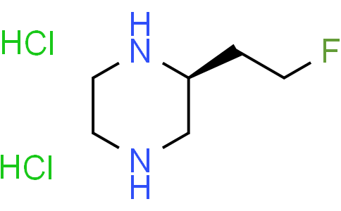 (S)-2-(2-fluoroethyl)piperazine dihydrochloride