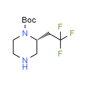 tert-butyl (R)-2-(2,2,2-trifluoroethyl)piperazine-1-carboxylate