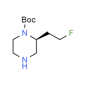 tert-butyl (S)-2-(2-fluoroethyl)piperazine-1-carboxylate